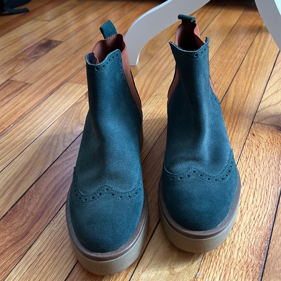 Nice Things Paloma S Suede Rubber Bottom Chelsea Boots - Picture 2 of 6